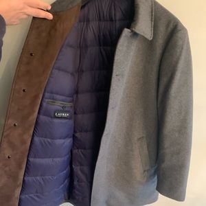 Gray Mens Winter Coat